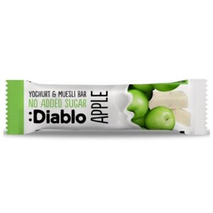 DIABLO NAS YOGHURT COATED APPLE MUESLI BAR 30G