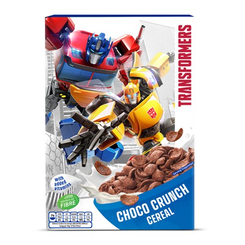 TRANSFORMERS CHOCO CRUNCH CEREAL WITH VITAMINS 375G