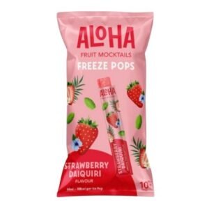 ALOHA MOCKTAIL STRAWBERRY DAIQUIRI FREEZE POPS 10PK 50ML