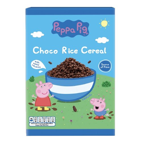 PEPPA PIG CHOCO RICE CEREAL 375G