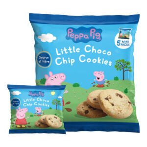 PEPPA PIG LITTLE CHOCO CHIP COOKIES 5PK 20G