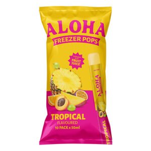 ALOHA FRUIT MOCKTAIL TROPICAL FREEZE POPS 10PK 50ML