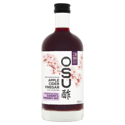 OSU APPLE CIDER VINEGAR BLUEBERRY & POMEGRANATE JUICE 500ML