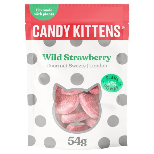 CANDY KITTENS WILD STRAWBERRY GOURMET SWEETS 54G