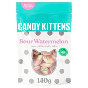 CANDY KITTENS SOUR WATERMELON GOURMET SWEETS 140G