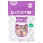 CANDY KITTENS DISCO DREAMS GOURMET SOUR CHEWS 140G