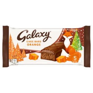 MCVITIES GALAXY ORANGE CAKE BAR 5S-XMAS