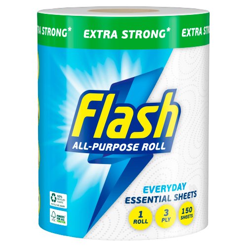 FLASH ALL-PURPOSE ROLL EVERYDAY ESSENTIAL SHEETS 1PK