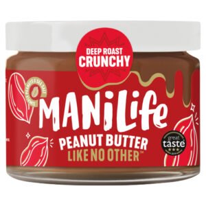 MANILIFE DEEP ROAST CRUNCHY PEANUT BUTTER 275G