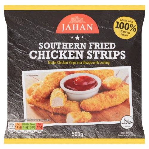 JAHAN SOUTHERN FRIED CHICKEN STRIPS 500G