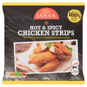 JAHAN HOT N SPICY CHICKEN STRIPS 500G