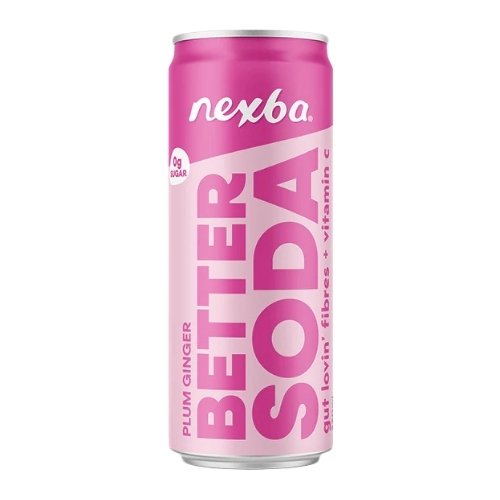 NEXBA PLUM GINGER BETTER SODA 330ML