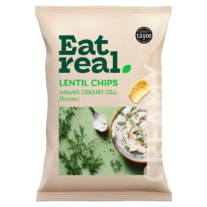 EAT REAL CREAMY DILL LENTIL CHIPS SHARING 95G