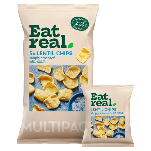 EAT REAL LENTIL CHIPS 90G