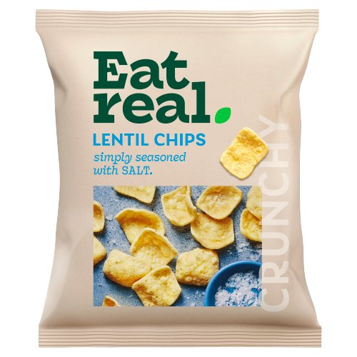 EAT REAL LENTIL CHIPS 18G