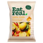 EAT REAL CHILLI & LEMON HUMMUS CHIPS SHARING 110G