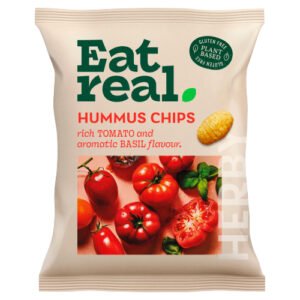 EAT REAL GRAB BAG TOMATO & BASIL HUMMUS CHIPS 45G