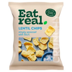 EAT REAL GRAB BAG SEA SALT LENTIL CHIPS 40G