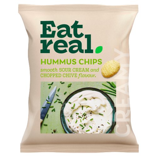 EAT REAL CREAMY HUMMUS CHIPS 45G