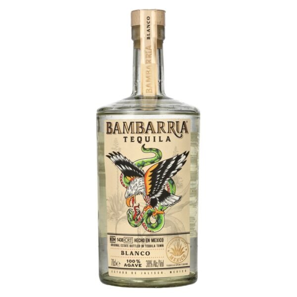 Bambarria Tequila Blanco 100% Agave 38% Vol. 0,7l
