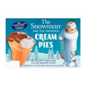SNOWMAN & SNOWDOG CREAM PIES 3S-XMAS