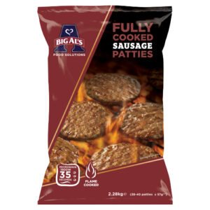 BIG AL'S SAUSAGE PATTY (2X40X55G)2.2KG