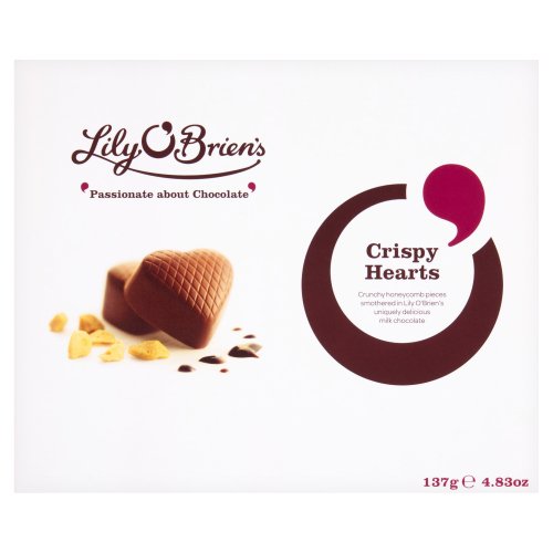 LILY O'BRIEN'S HONEYCOMB CRISPY HEART 137G