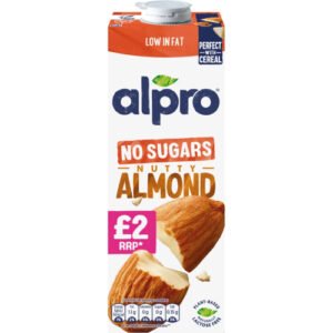 ALPRO ALMOND NO SUGAR DAIRY FREE DRINK PMP £2.00 1L