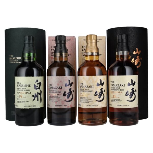 Suntory TSUKURIWAKE SELECTION Set 2024 48% Vol. 4x0,7l in gift box