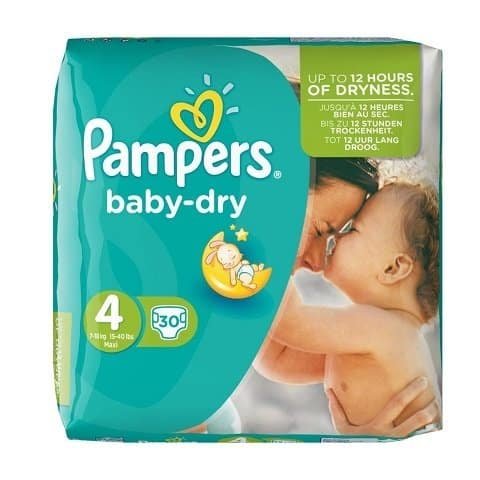 pallets Pampers Baby Dry Size 4