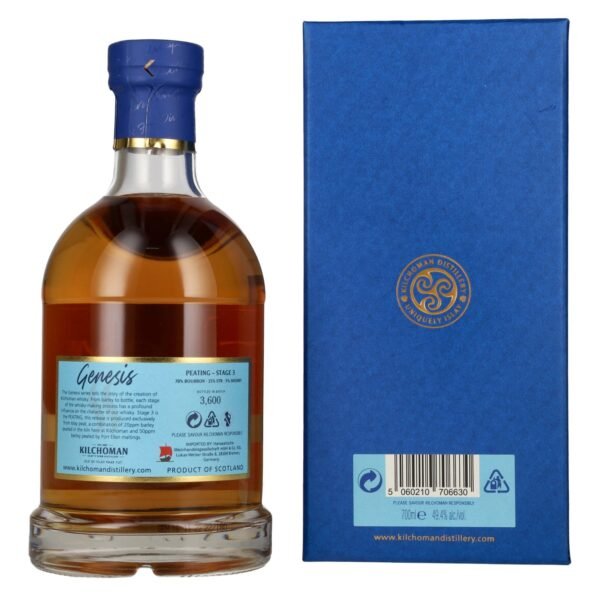 Kilchoman GENESIS PEATING Stage 3 49.4% ABV 0.7l in a gift box