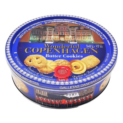 COPENHAGEN BUTTER COOKIES 340G-XMAS