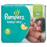 pallets Pampers Baby Dry Size 5