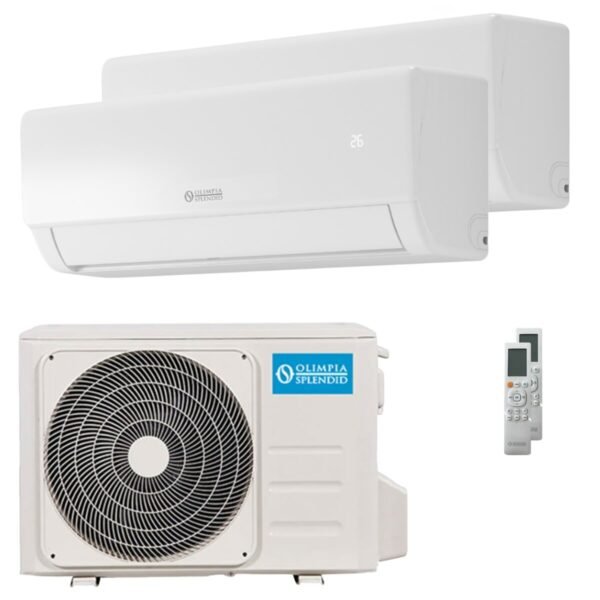 Olimpia Splendid Nexya S5 E Inverter dual split air conditioner 9000+9000 BTU inverter A++ wifi external unit 5.3 kW