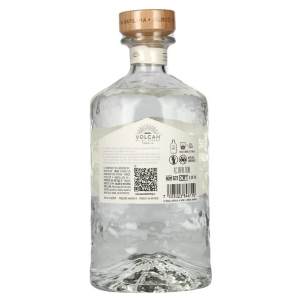 Volcan de Mi Tierra Tequila BLANCO 38% ABV 0.7l
