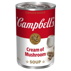 CAMPBELL CONDENSED SOUP CREAM OF MUSHROOM 295G