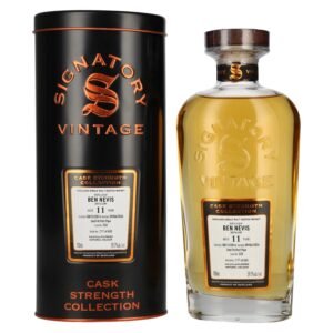 Signatory Vintage Ben Nevis 11 Years Old 2nd Fill Port Pipe Cask Strength #233 2014 59.7% vol. 0.7 l in a tin box