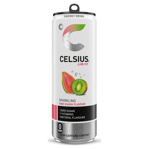CELSIUS KIWI & GUAVA 355ML