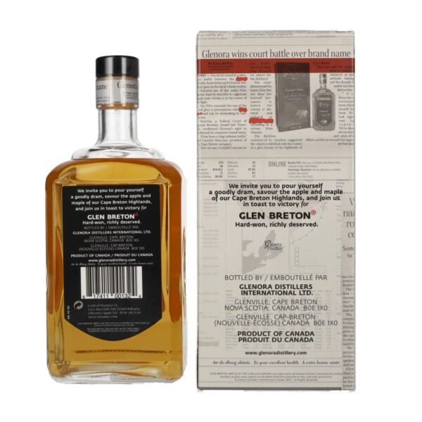 Glen Breton Battle of the Glen 15 Years Old Canadian Single Malt Whisky 43% Vol. 0,7l in gift box