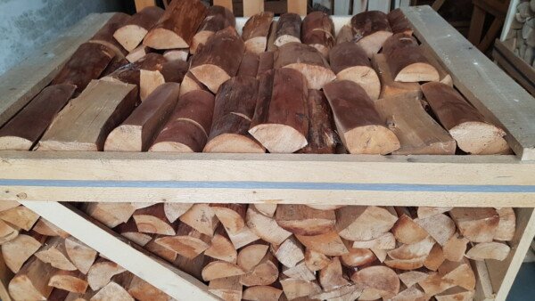 Birch without bark 1 RM crates