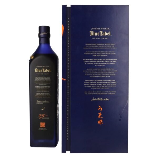 Johnnie Walker Blue Label ELUSIVE UMAMI Blended Scotch Whisky Limited Release 43% Vol. 1l in gift box
