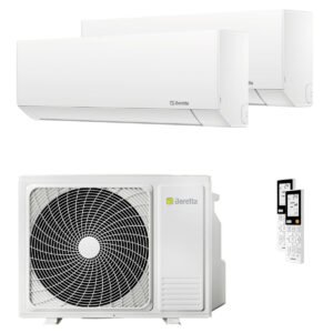 Beretta BREVA E dual split 9000+9000 BTU inverter A++ air conditioner 5 kW external unit