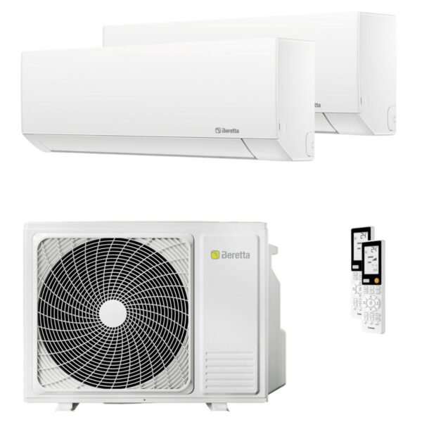 Beretta BREVA E dual split 9000+9000 BTU inverter A++ air conditioner 5 kW external unit