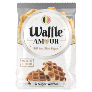 WAFFLE AMOUR SUGAR PEARL WAFFLES 5PK 275G