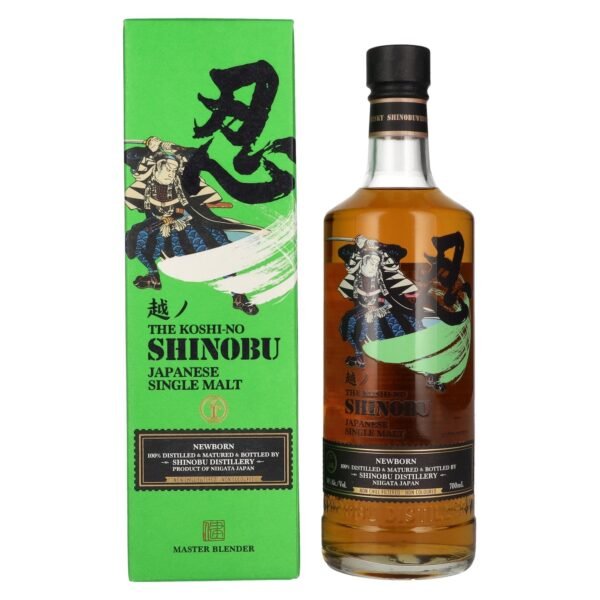 The Koshi-No Shinobu Newborn Japanese Single Malt 50% Vol. 0,7l in gift box
