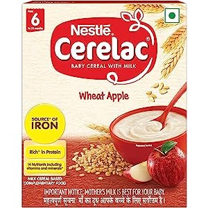 Nestle Cerelac – Wheat Apple (Stage 1) 2×300 g Multipack, 2×300 g Multipack