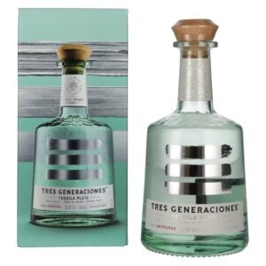 Tres Generaciones Tequila Plata 100% Puro De Agave Azul 38% Vol. 0,7l in gift box