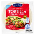 SANTA MARIA 8 PLAIN FLOUR SOFT TORTILLAS 320G