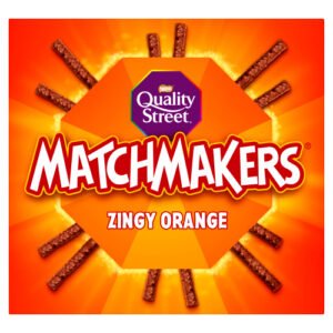 QUALITY STREET MATCHMAKERS ZINGY ORANGE CHOCOLATE BOX 120G