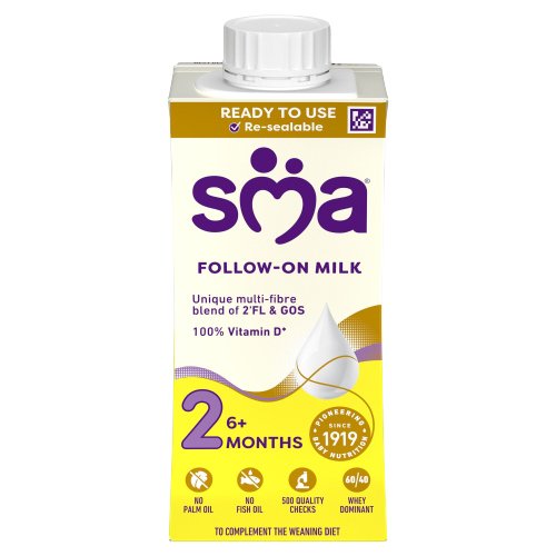 SMA PRO FOLLOW-ON MILK 6MTH+ 12X 200ML